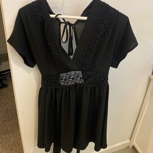 Shein black dress